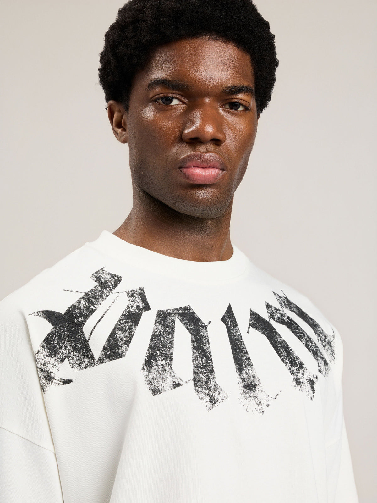 Big Neck Logo Loose T-Shirt