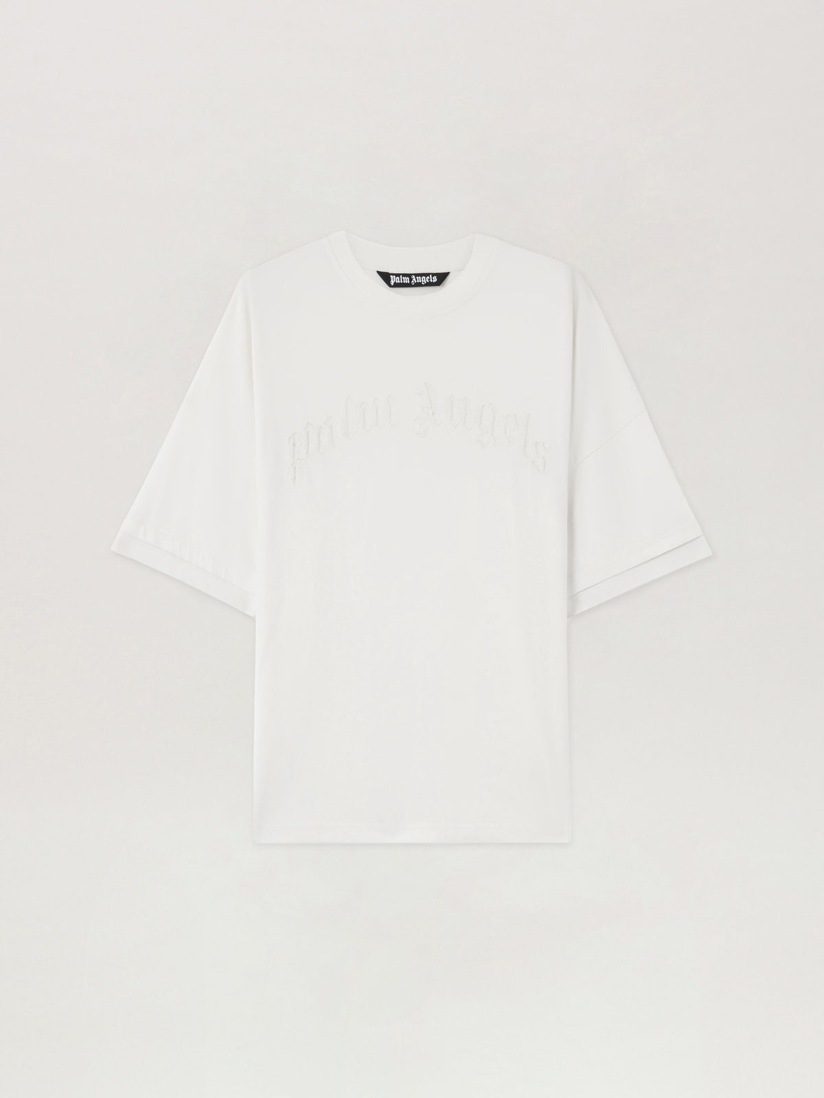 Curved Logo Loose Double T-Shirt