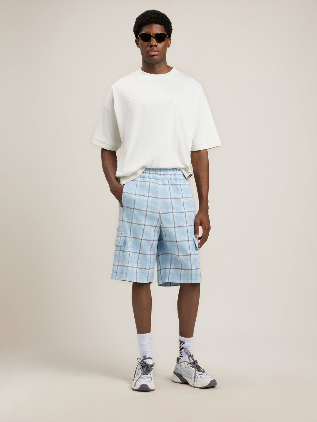 Curved Logo Loose Double T-Shirt