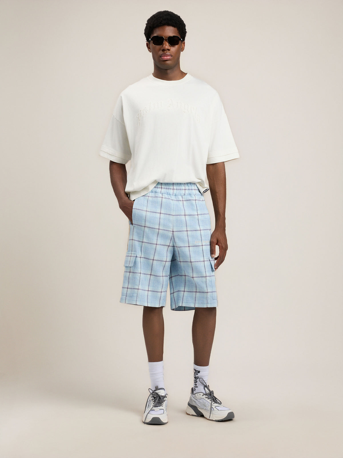Curved Logo Loose Double T-Shirt