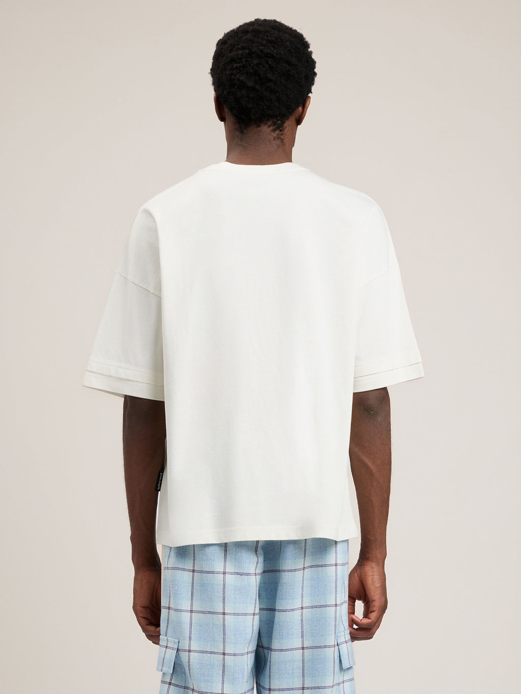 Curved Logo Loose Double T-Shirt