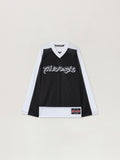 Thai Logo Mesh Loose Long-Sleeved T-Shirt