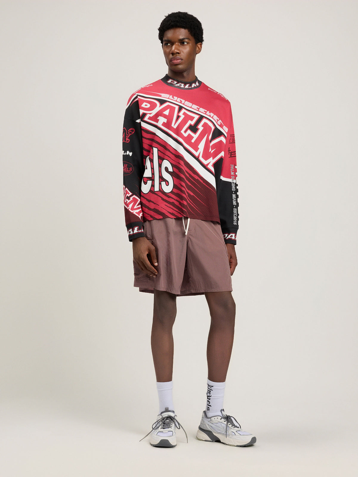Racing Loose Long-Sleeved T-Shirt