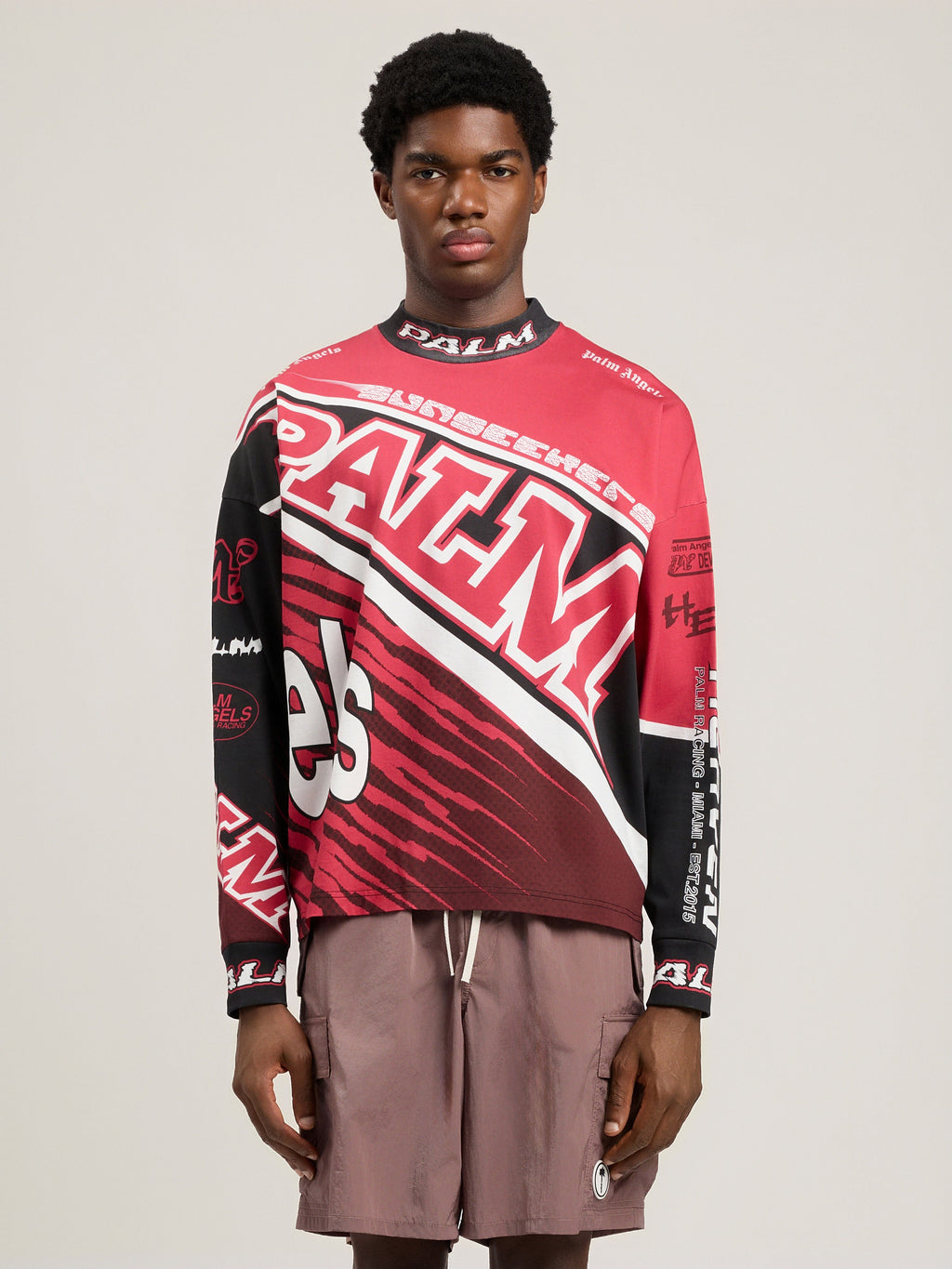 Racing Loose Long-Sleeved T-Shirt