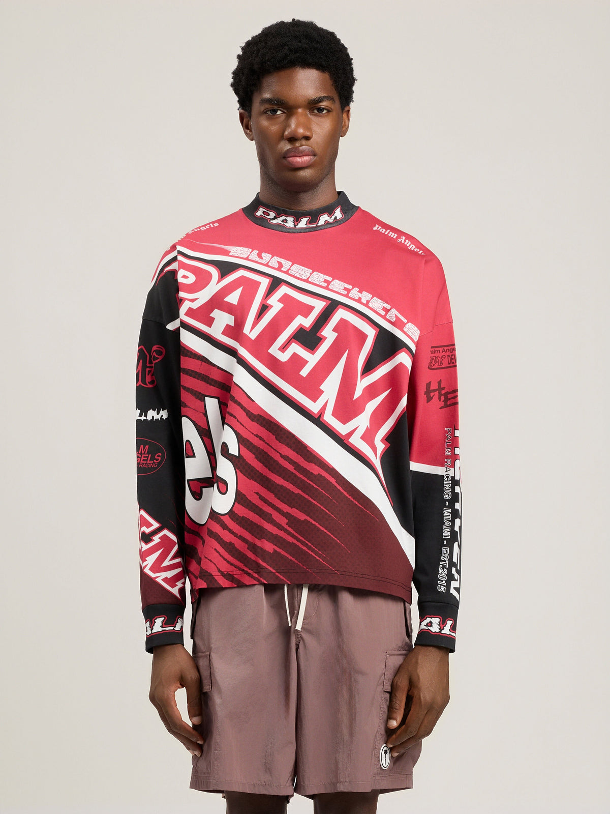 Racing Loose Long-Sleeved T-Shirt