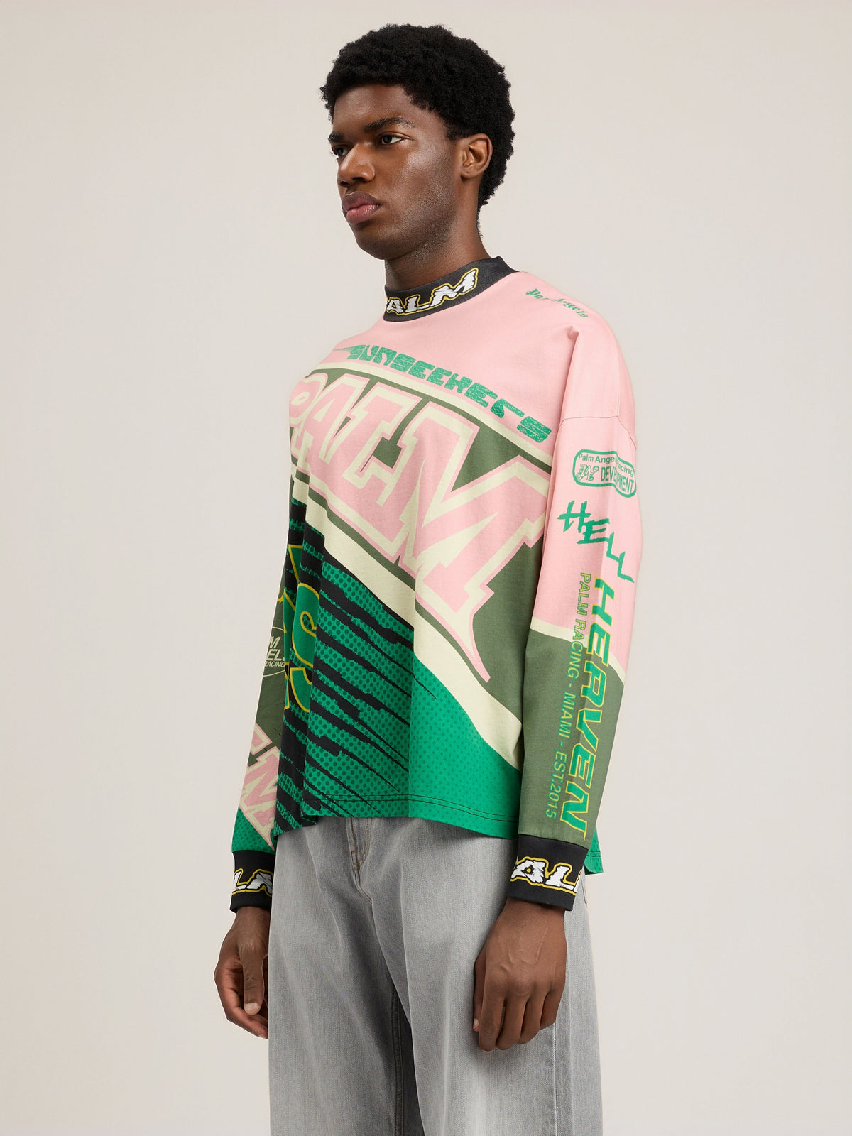 Racing Loose Long-Sleeved T-Shirt