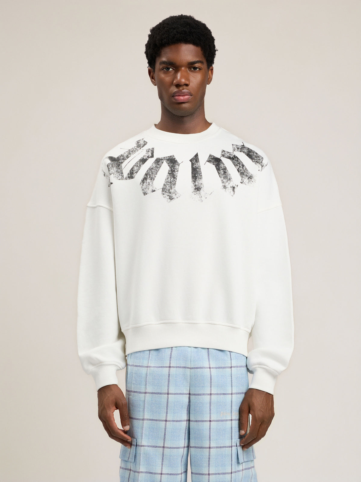 Big Neck Logo Loose Sweatshirt