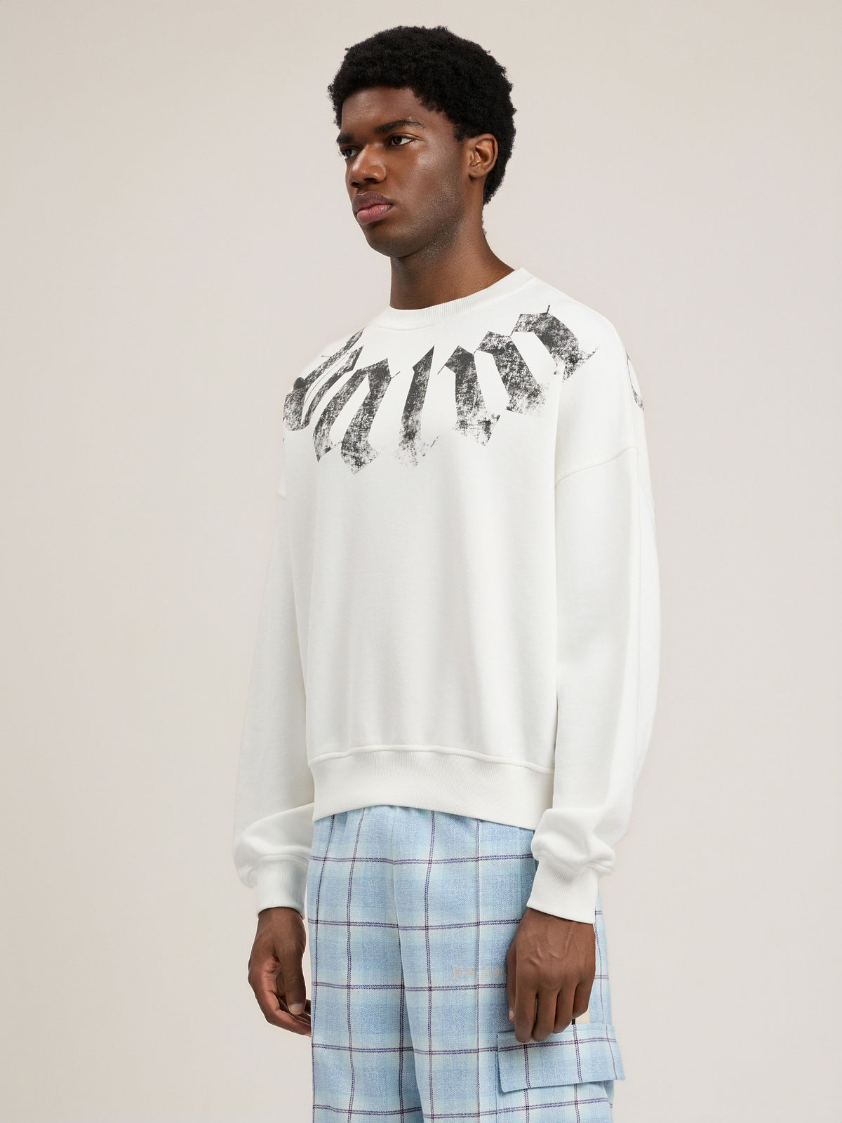 Big Neck Logo Loose Sweatshirt