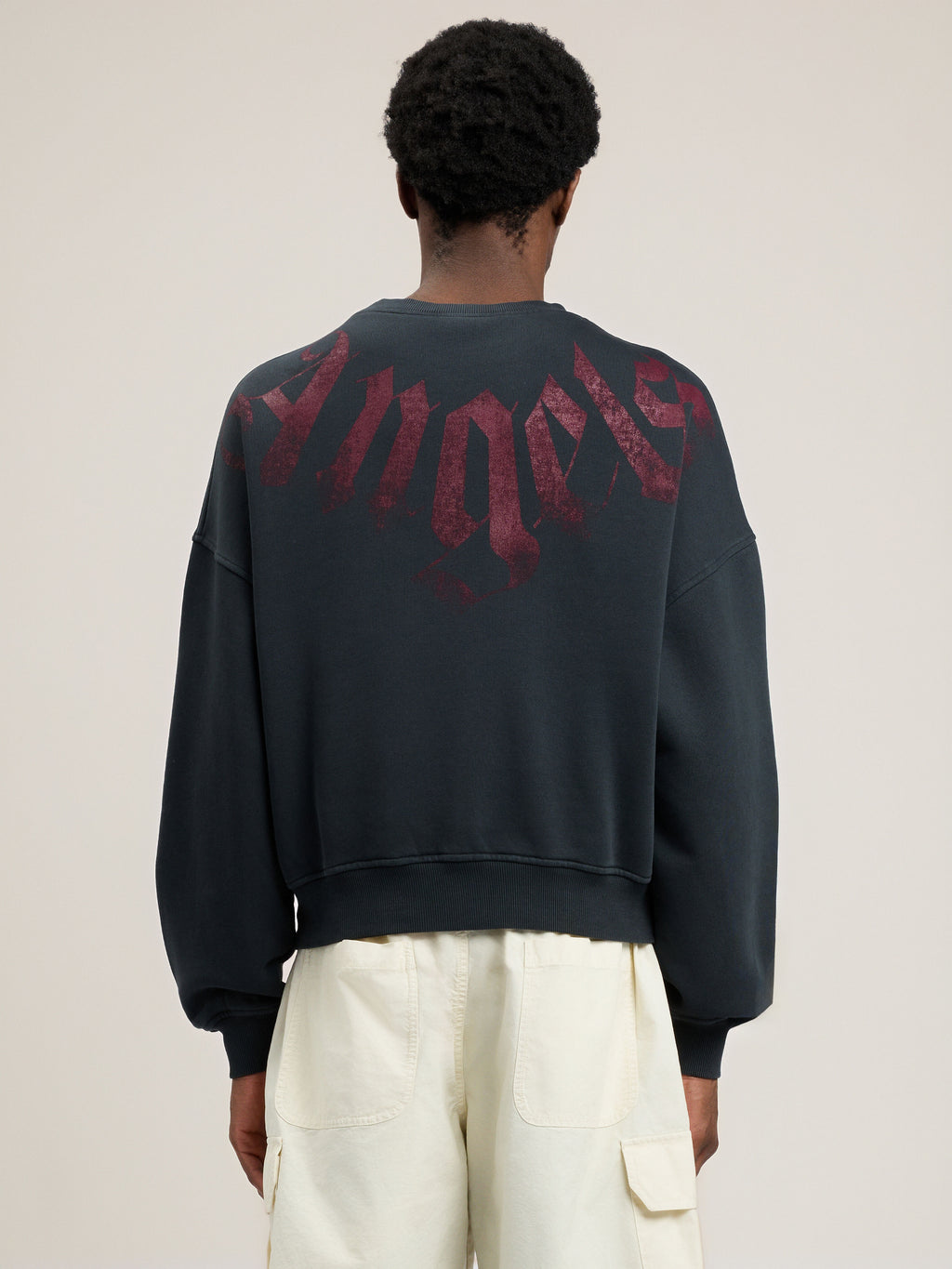 Big Neck Logo Loose Sweatshirt