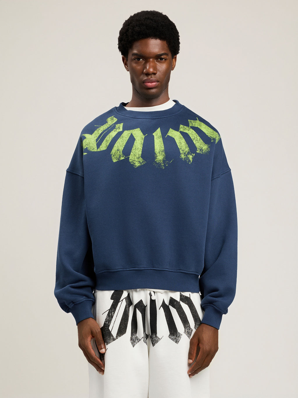 Big Neck Logo Loose Sweatshirt