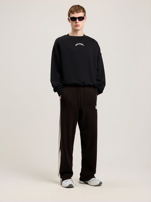 Back Curved Logo Loose Sweatshirt