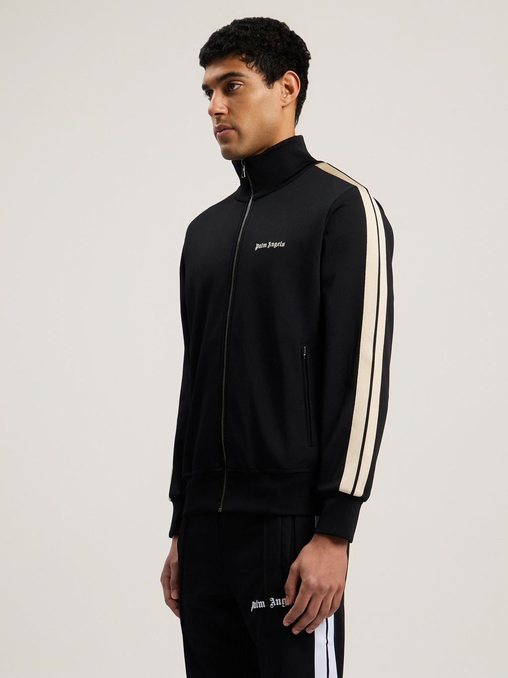 CLASSIC LOGO TRACK JACKET BLACK - OFF WH