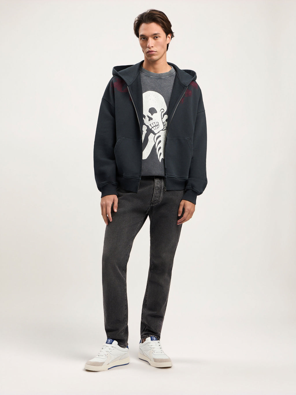 Big Neck Logo Zip Hoody