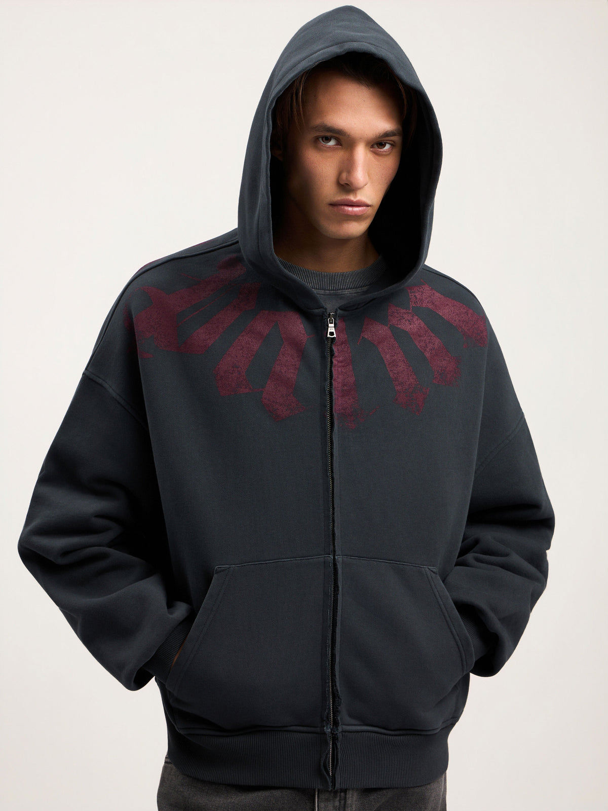 Big Neck Logo Zip Hoody
