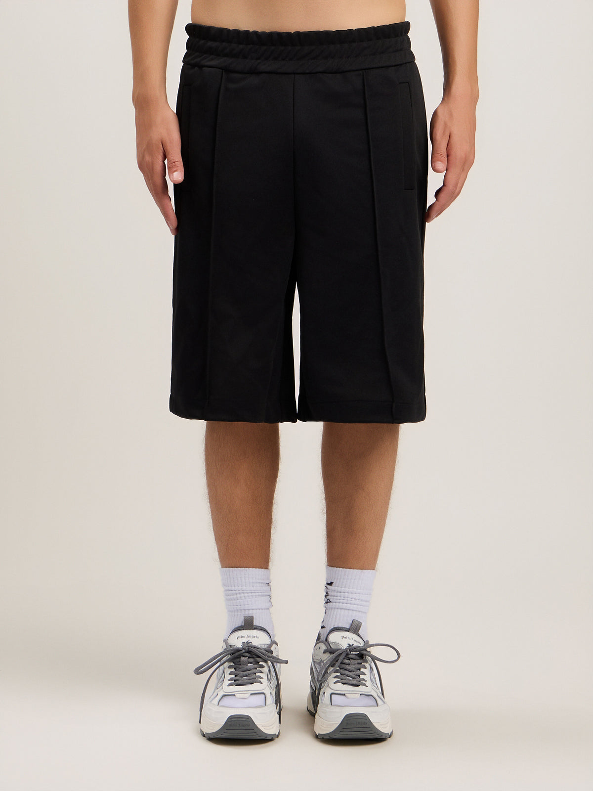 Back Curved Logo Track Shorts