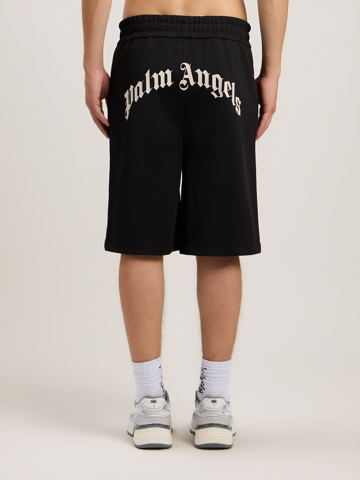 Back Curved Logo Track Shorts