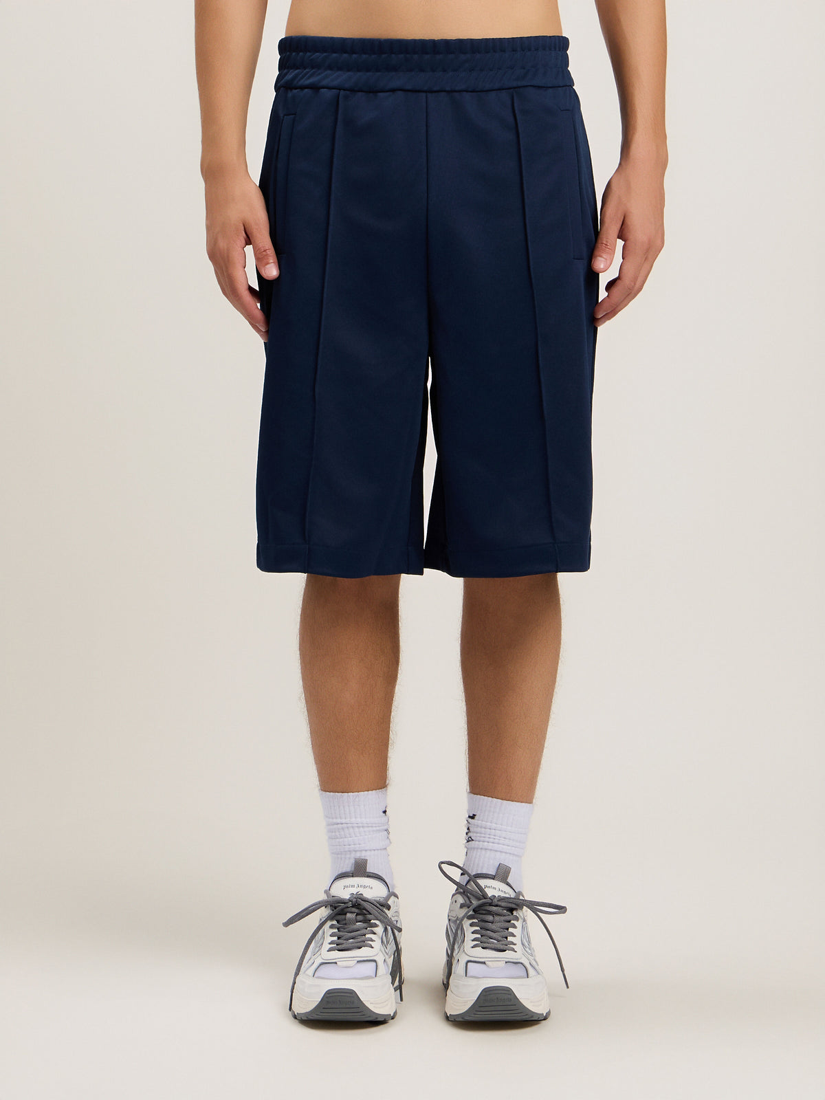 Back Curved Logo Track Shorts