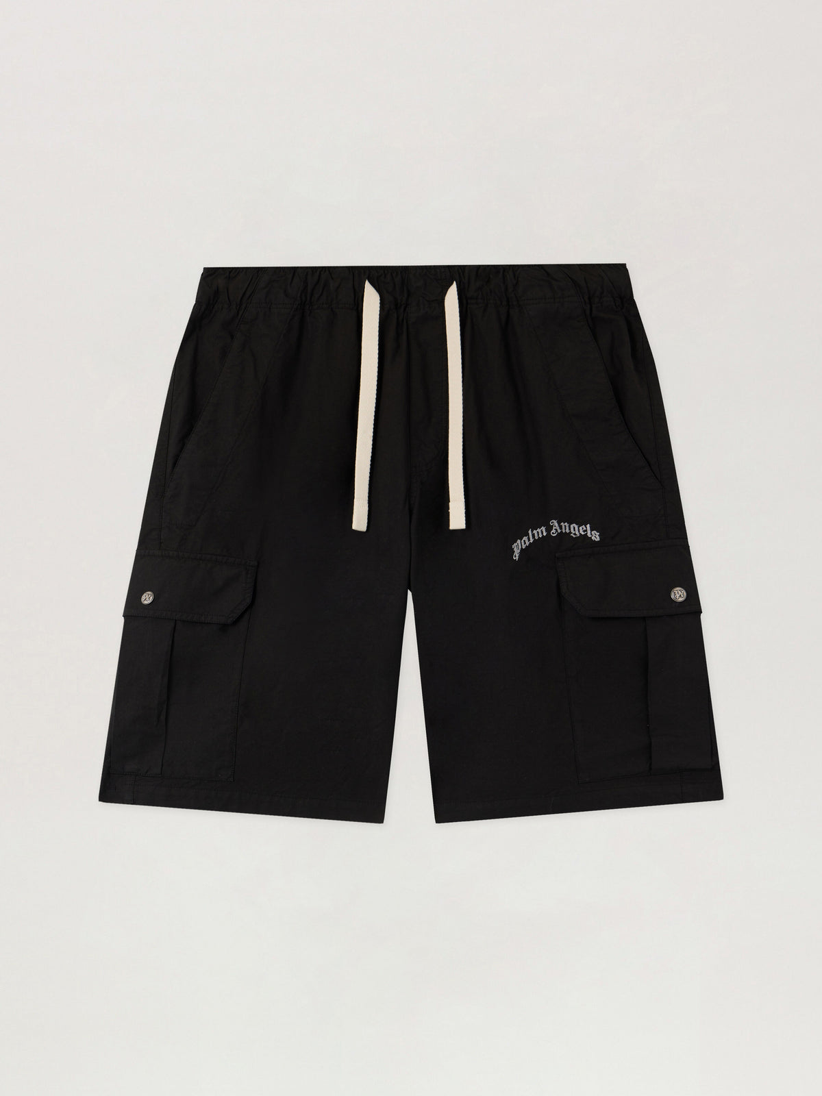 Curved Logo Loose Cargo Shorts