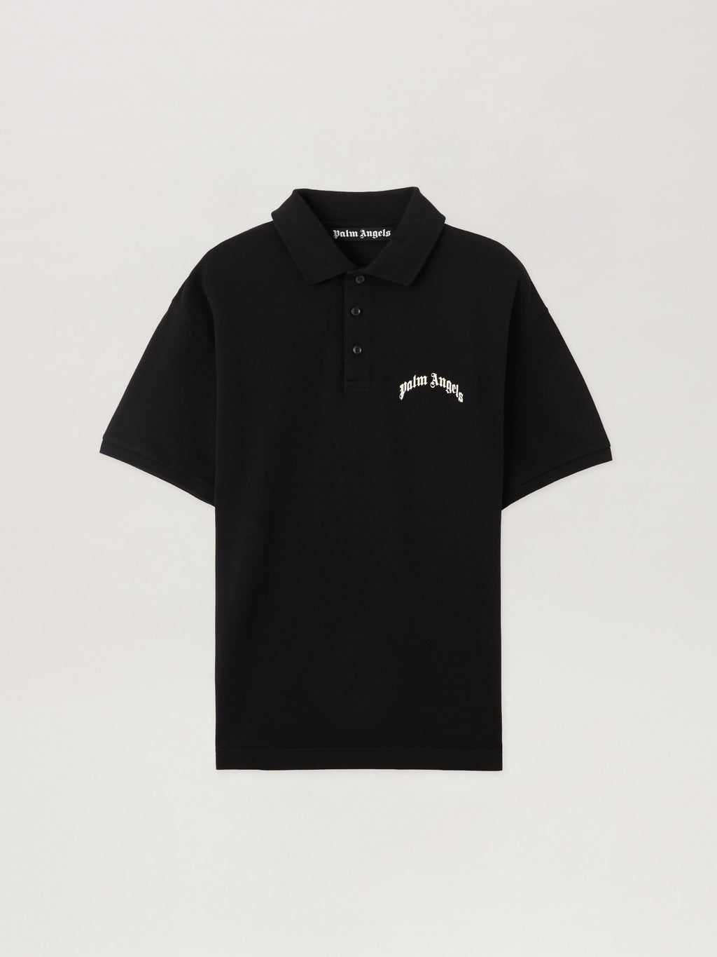 Curved Logo Polo Shirt