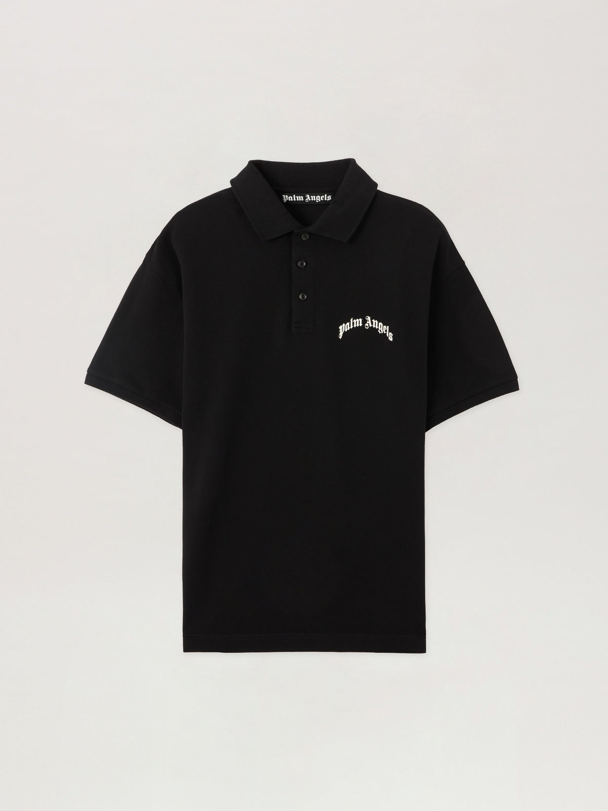 Curved Logo Polo Shirt