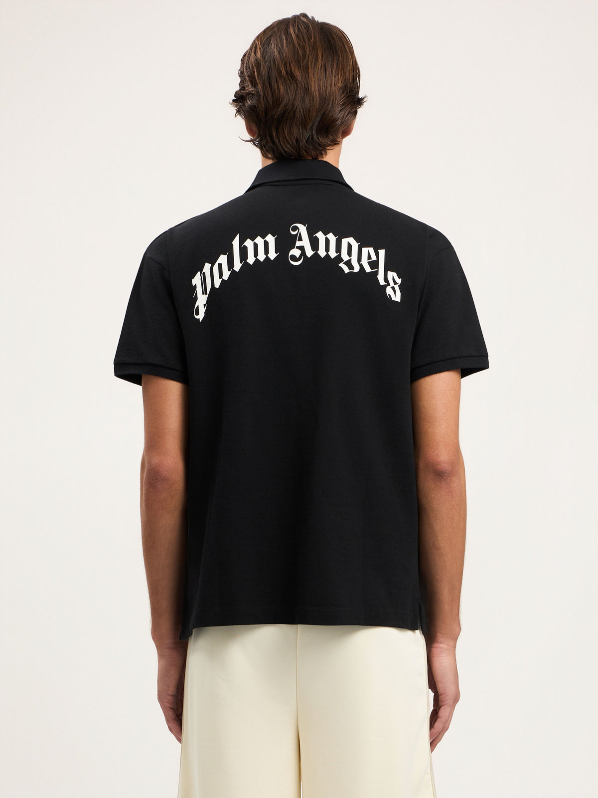 Curved Logo Polo Shirt