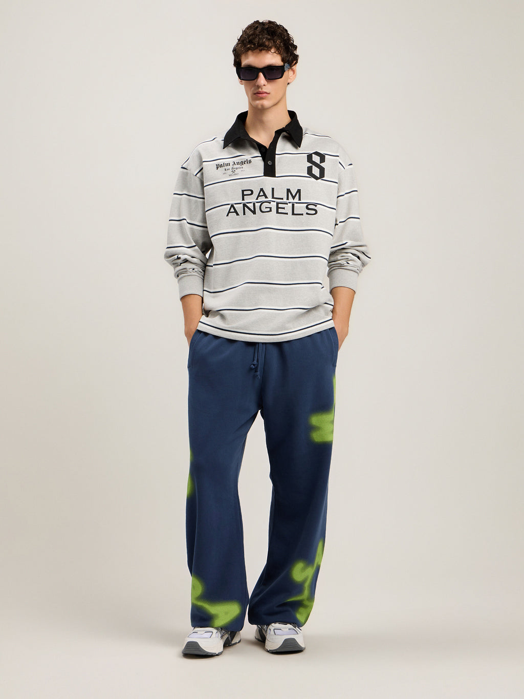 Palm Sport Long-Sleeved Polo Shirt